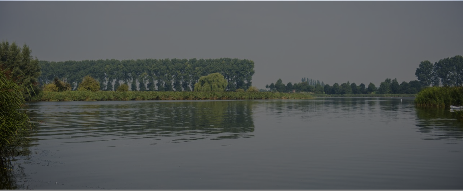 Uitzicht op de boerenkreek